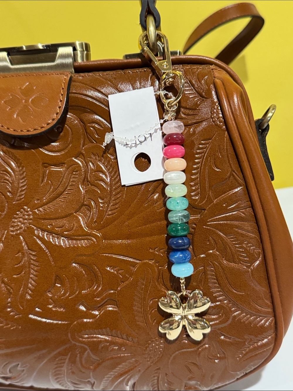 NWT Loft bag charm